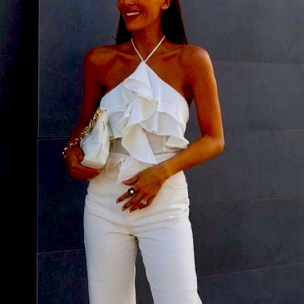 Zara Ruffled Bodysuit - Picture 3 of 5